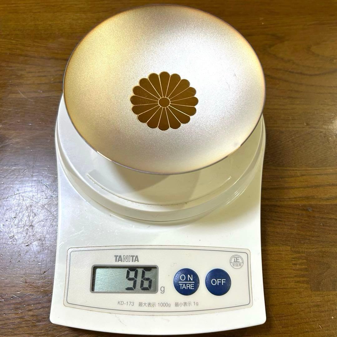 純銀盃　記念品刻印有　96グラム　ケース入り