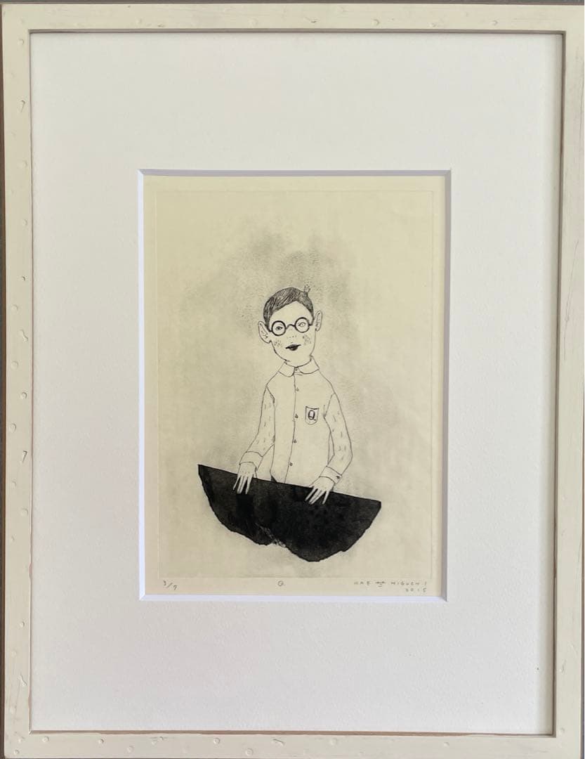 樋口佳絵　紙版画「Q」　検/草間彌生　奈良美智　村上隆