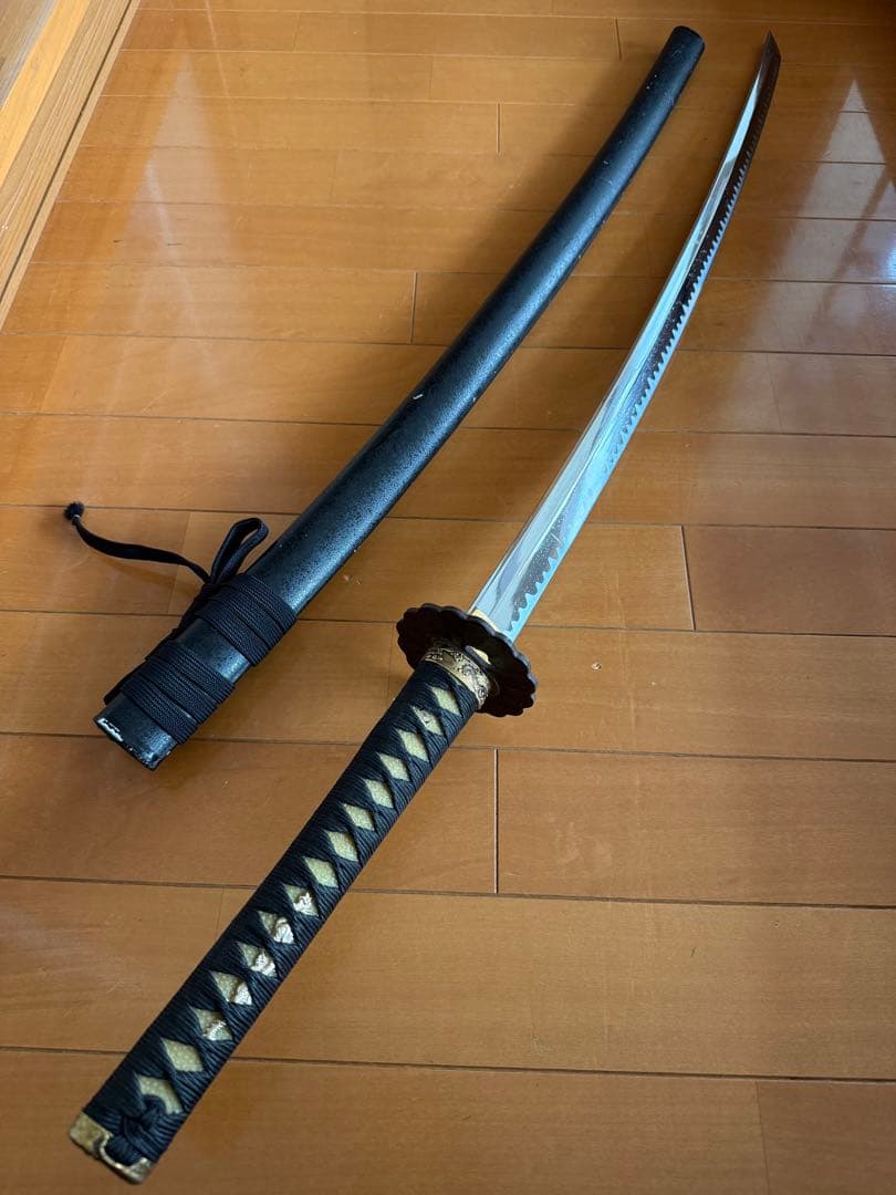 高級 模造刀 本物のハバキと鍔 居合刀 模擬刀 日本刀 太刀 美術刀剣 コスプレ