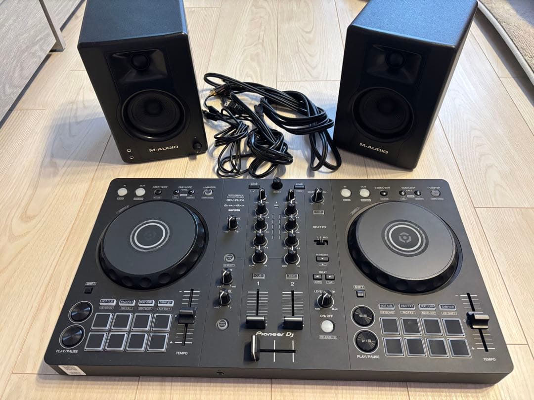 DDJ-FLX4 Pioneer DJ + M-AUDIO スピーカーセット
