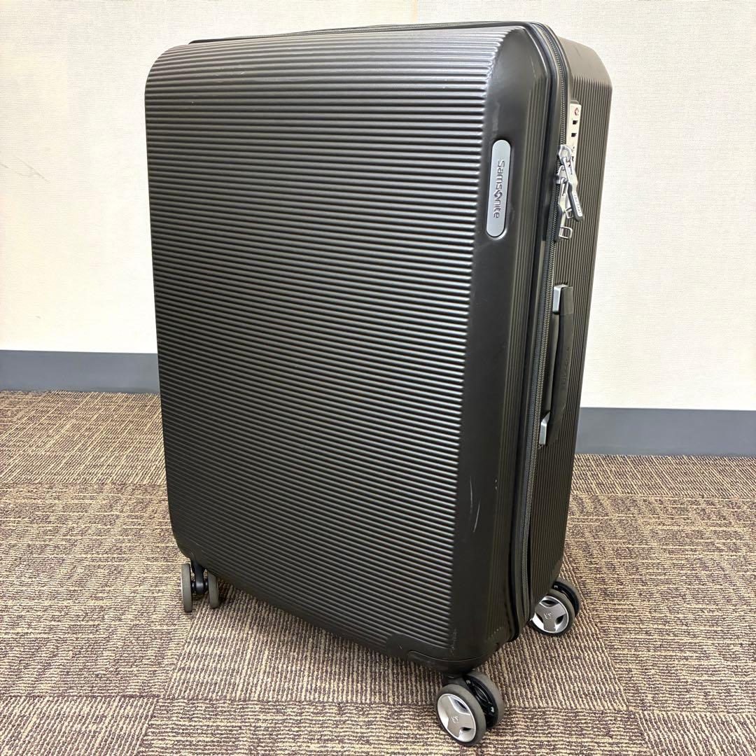 美品 サムソナイト スーツケース アーク スピナー69 74L 黒 ブラック