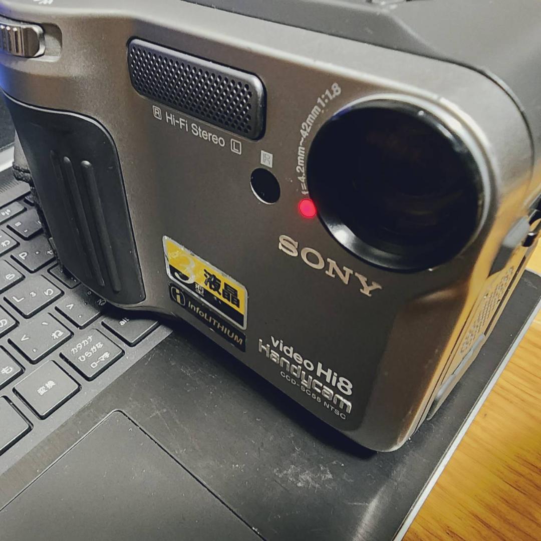 【動作確認済】高画質 8ミリ Hi8 SONY ビデオカメラ ACアダプタセット