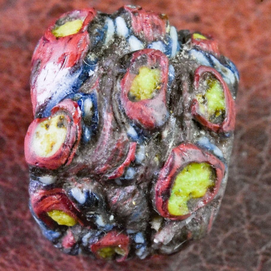 7〜10世紀 アフガニスタン出土 イスラムモザイクビーズ