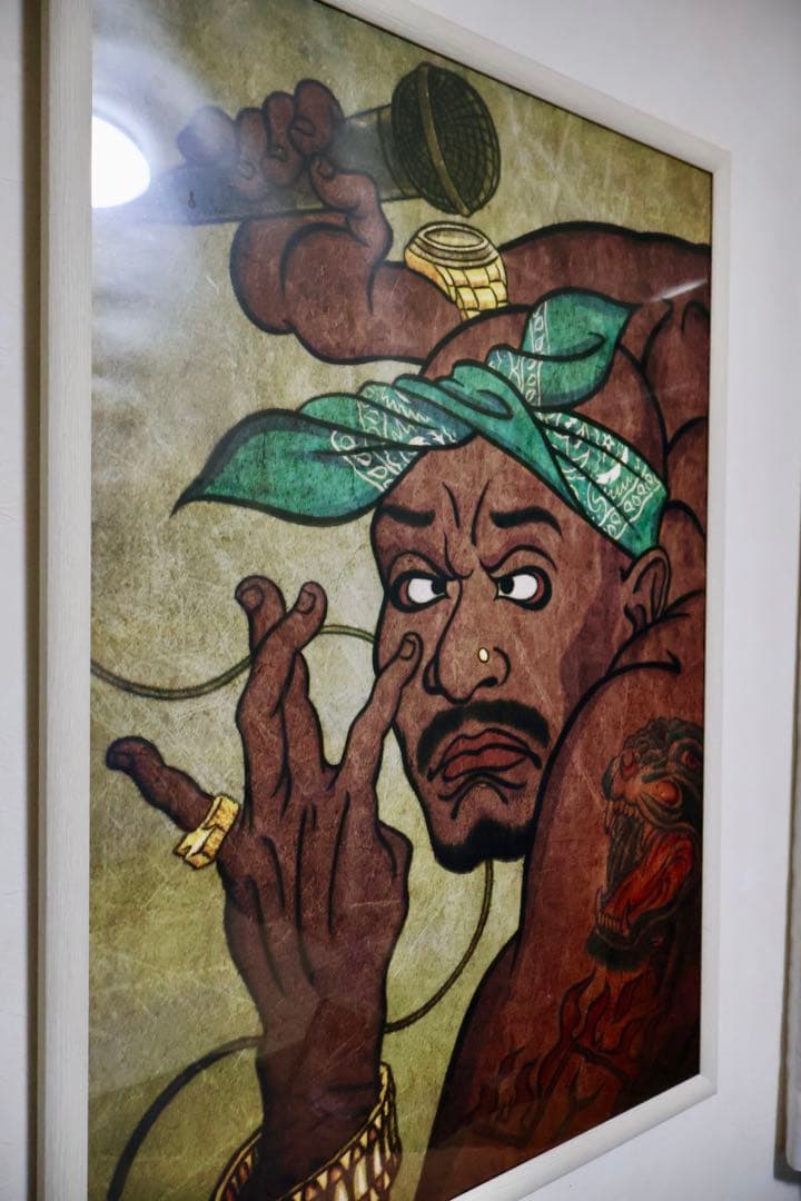 APPLEBUM 浮世絵風2Pac ポスターA1サイズ