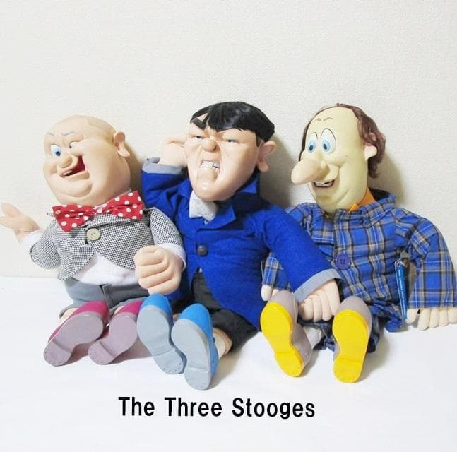 ビンテージ　未使用三ばか大将　The　Three　Stooges1996/５２㎝