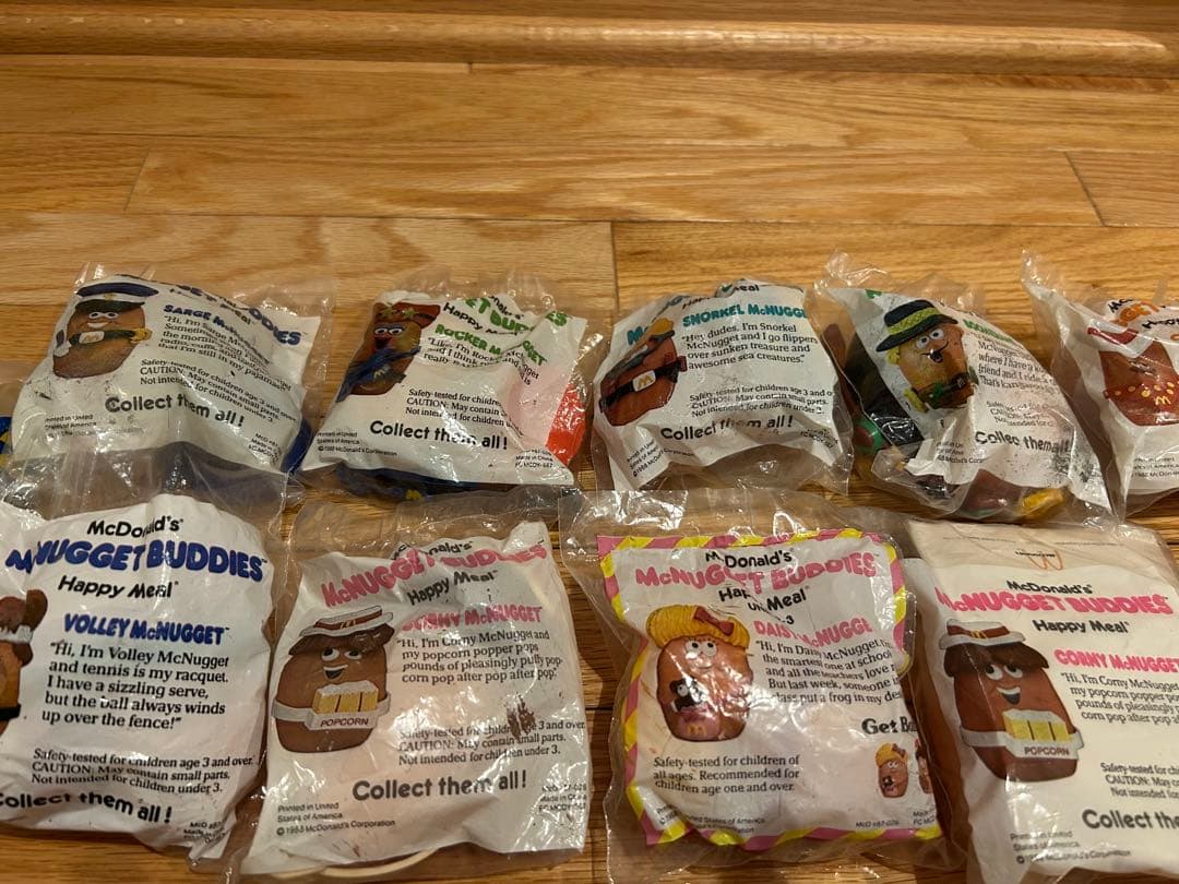 マクドナルド　ミートトイ　ナゲットバディーズ　11種類　フィギュア　新品未使用