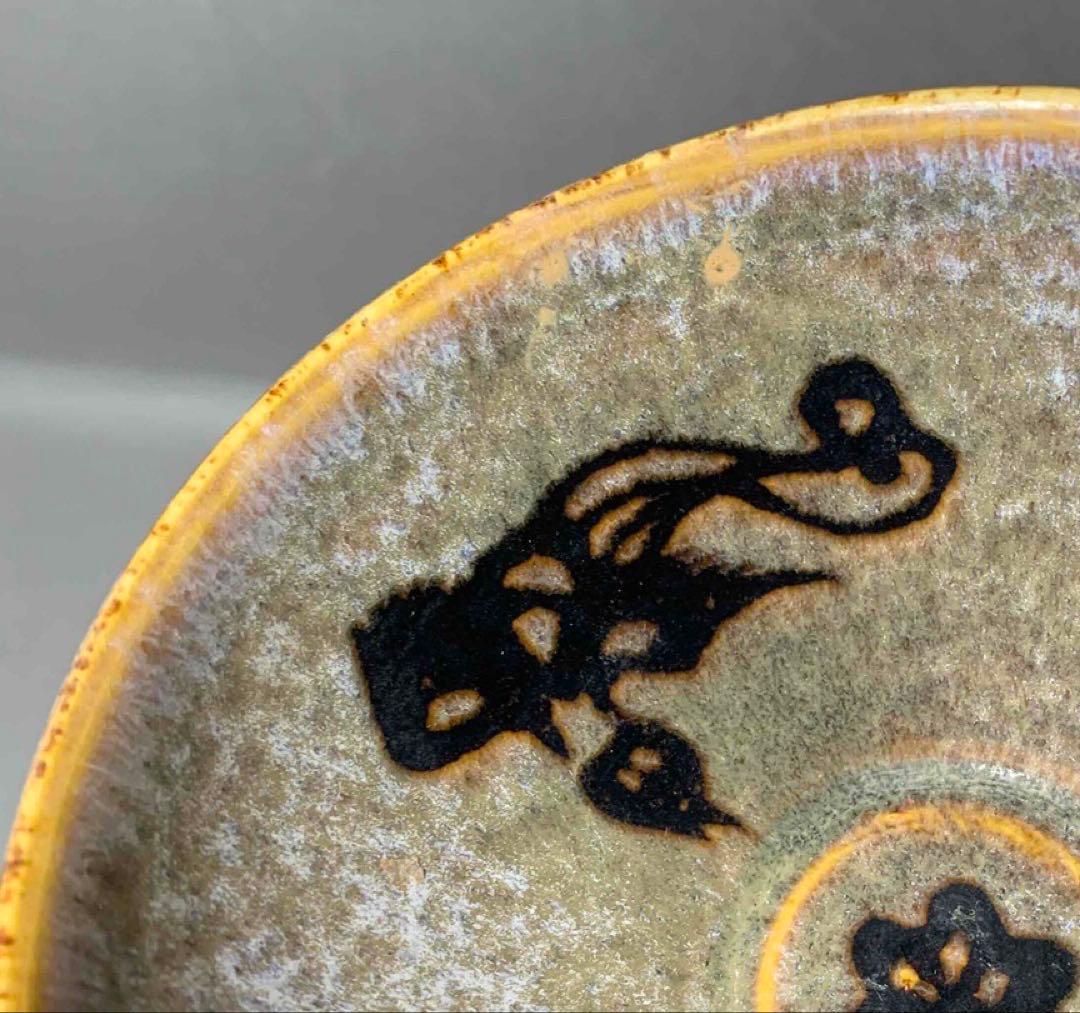 中国 花鳥紋茶碗　f2250216