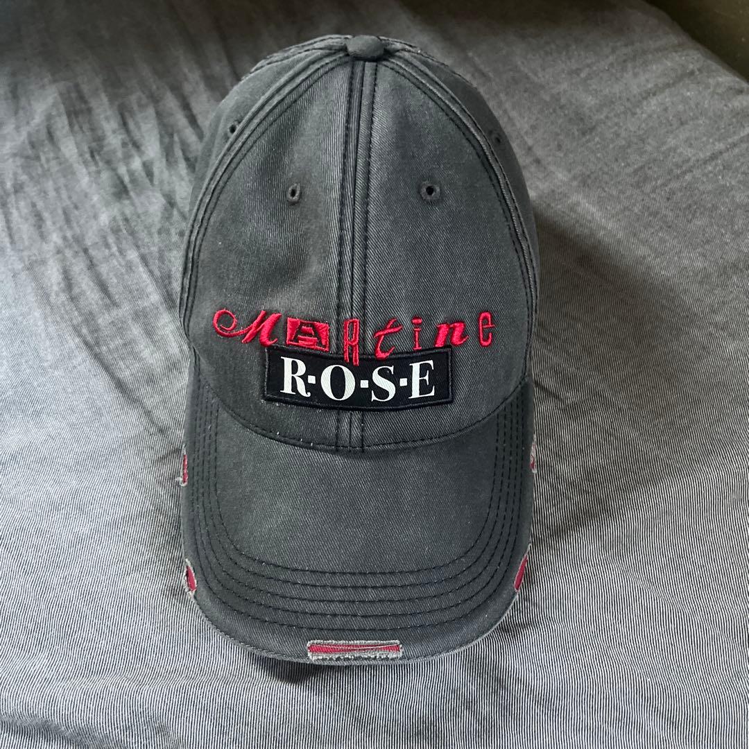 Martine Rose 25SS roll black刺繍 キャップ