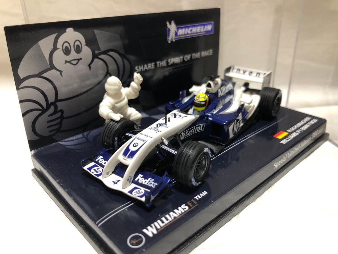 ミニチャンプス ウィリアムズF1BMW FW26 ミシュランボックス 2台未使用