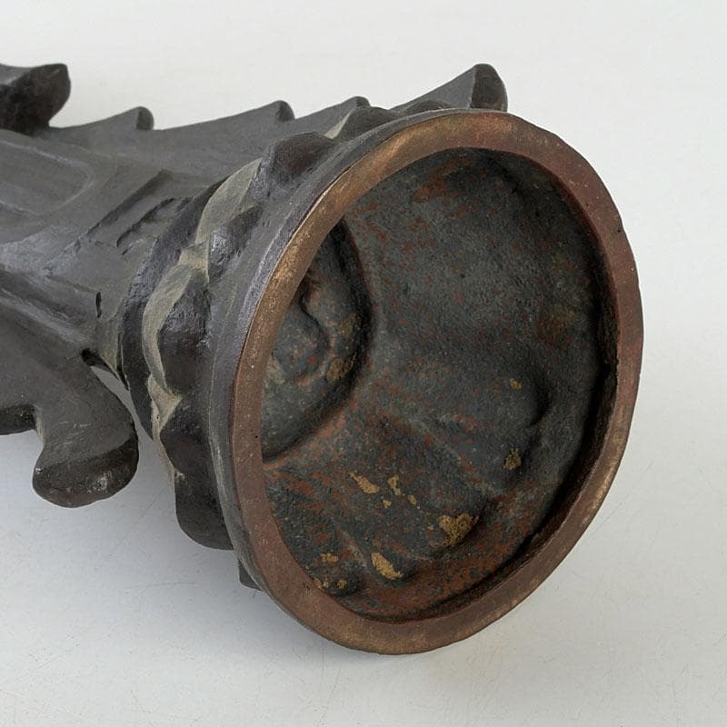 仏教美術　古銅　観音菩薩立像　仏像　V　9601