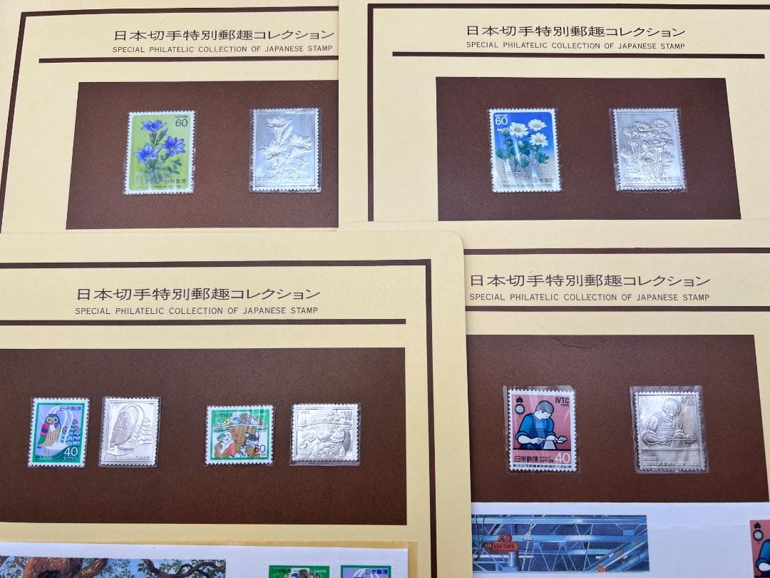 純銀　昭和60年 日本切手特別郵趣 初日カバー 全40シート 2500セット
