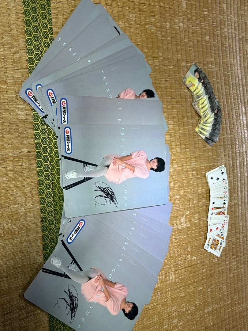 松田聖子　トランプセット　下敷き　カレンダー