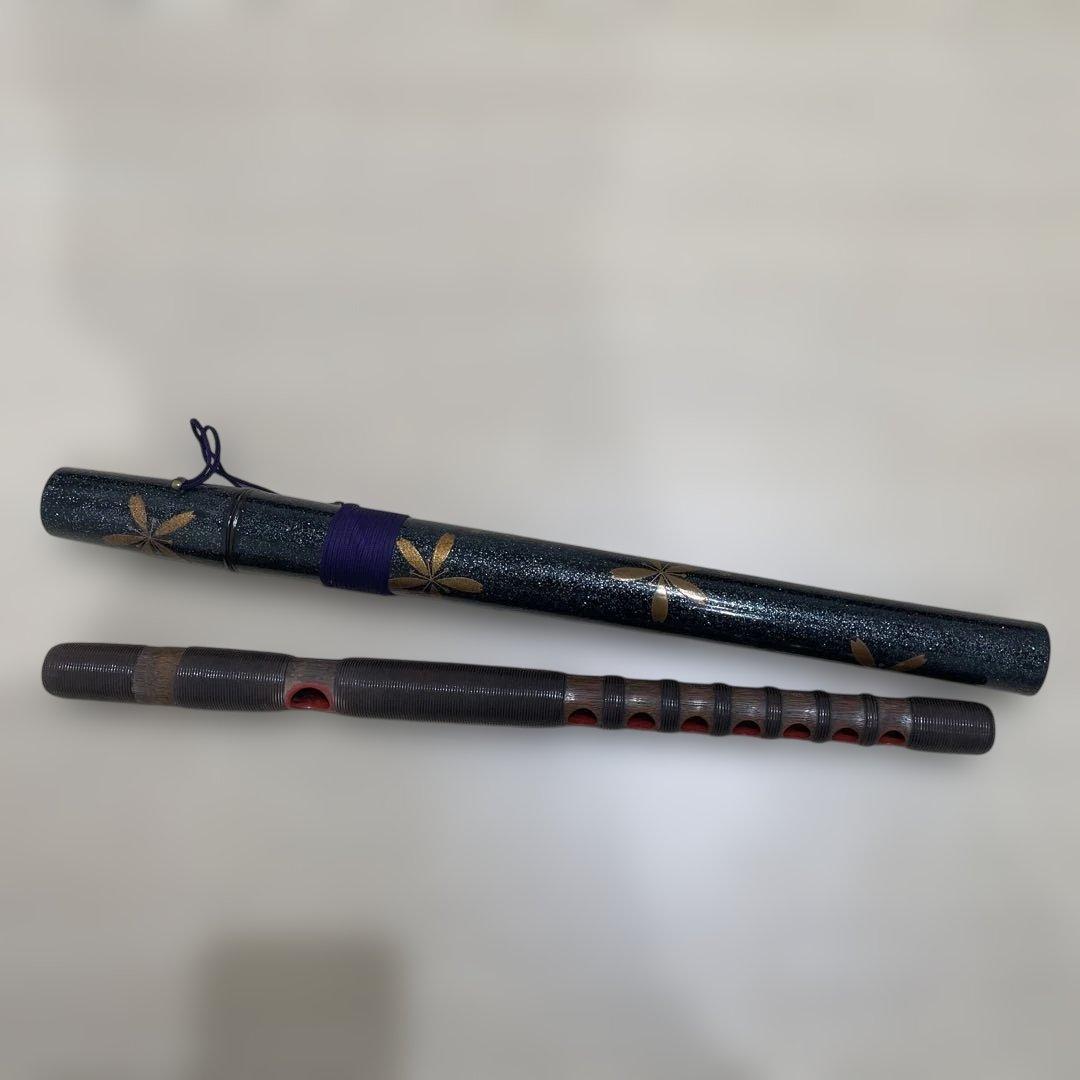 龍笛 本管　ケース付き