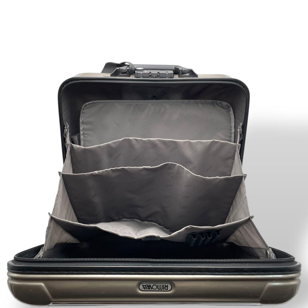良品 RIMOWA キャリーケース シルバー ビジネストローリー サルサ 25L