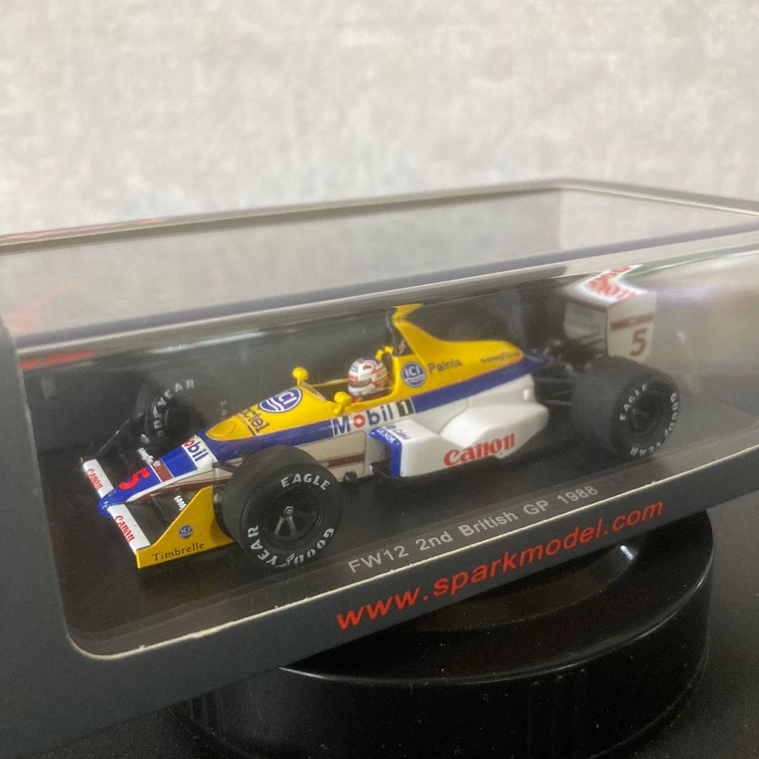 F1 スパーク ウィリアムズ FW12 2nd ナイジェル マンセル