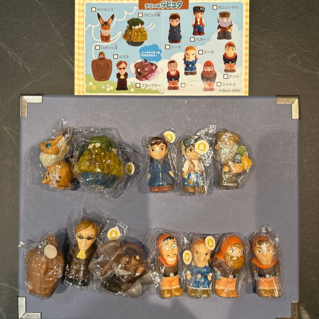 スタジオジブリ　天空の城ラピュタ　指人形　コンプリート　廃盤品