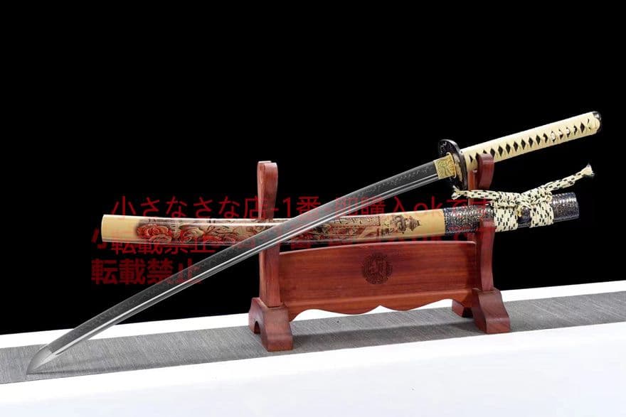 鎏金銀セットT 10覆土焼刃『風雲決』武具　刀装具　日本刀　模造刀 居合刀