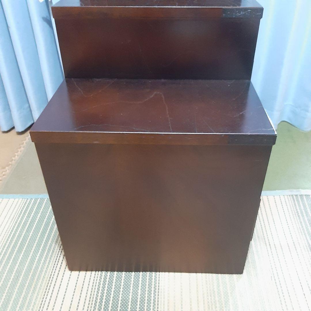 アンティーク家具 階段箪笥 鍵付き 74×76×45 右上がり