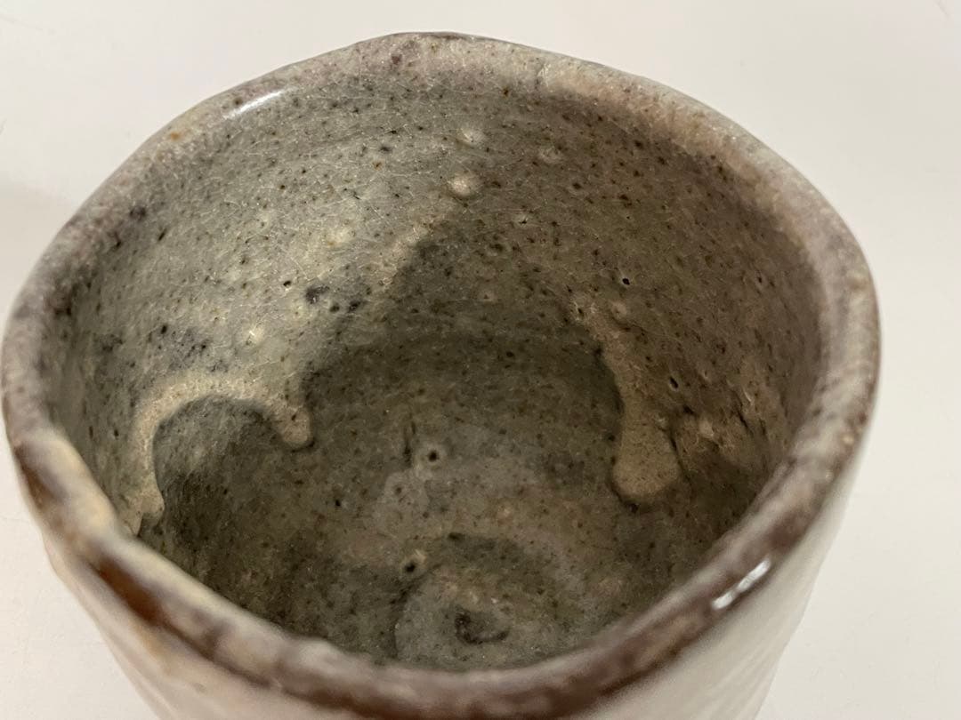 陶芸家　辻清明　唐津　筒向付　湯呑　角向付　箱なし