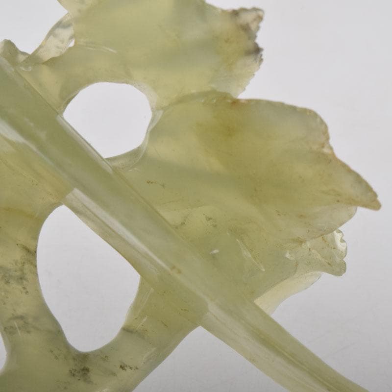 中国　玉石彫刻　鳥　置物　C　8647
