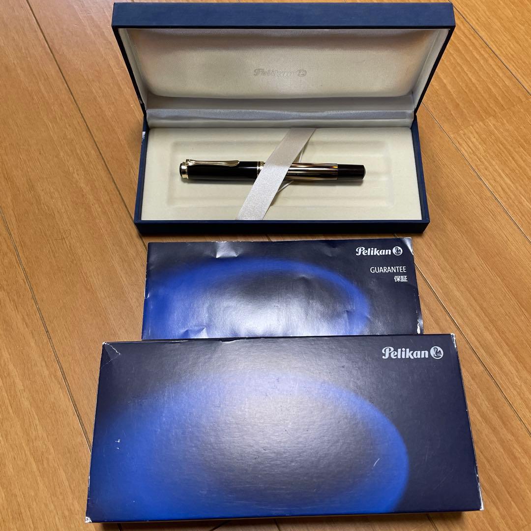 新品未使用 Pelikan ペリカン 万年筆 スーベレーン M400 茶縞