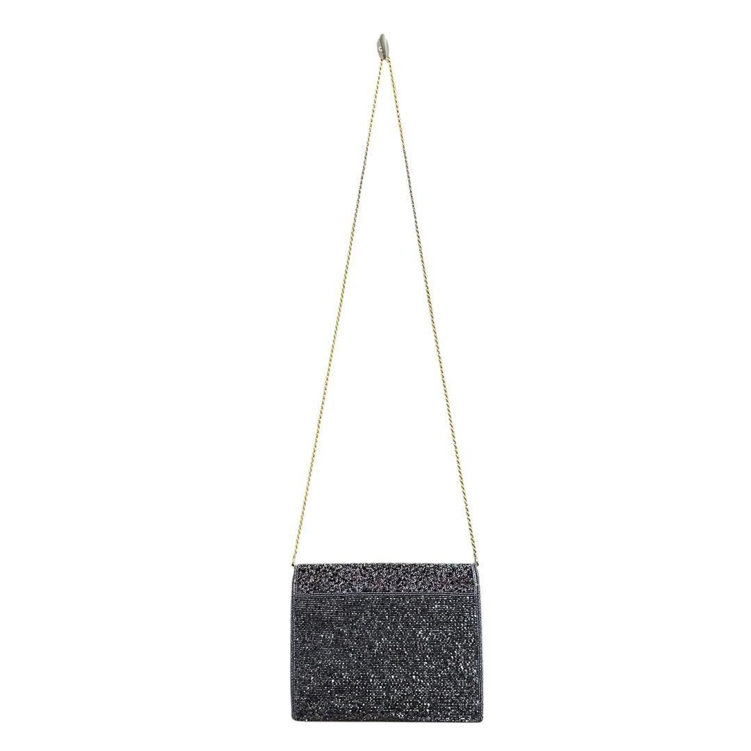 【美品】 KATORIYA ビーズバッグ 2way ショルダー付き 希少 h6
