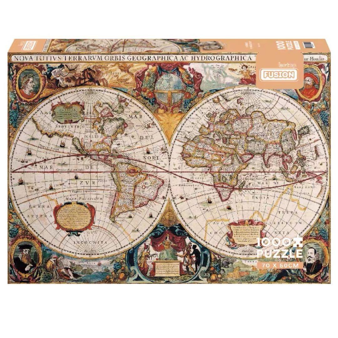 大人のパズル古代世界地図1000ピース、70✖️50cm