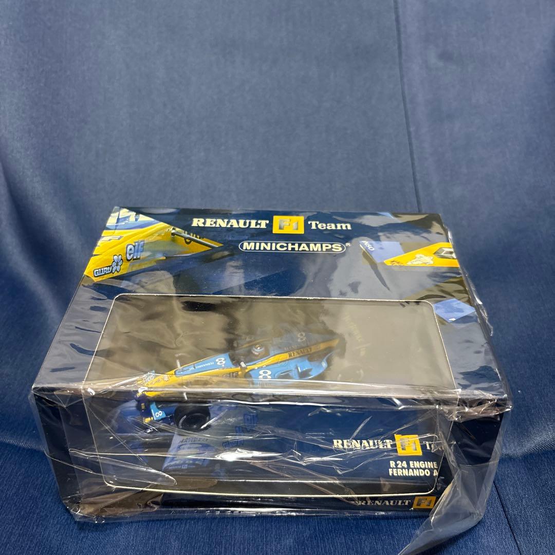 【未使用】ミニチャンプス ルノー F1 チーム R24 ミニカー