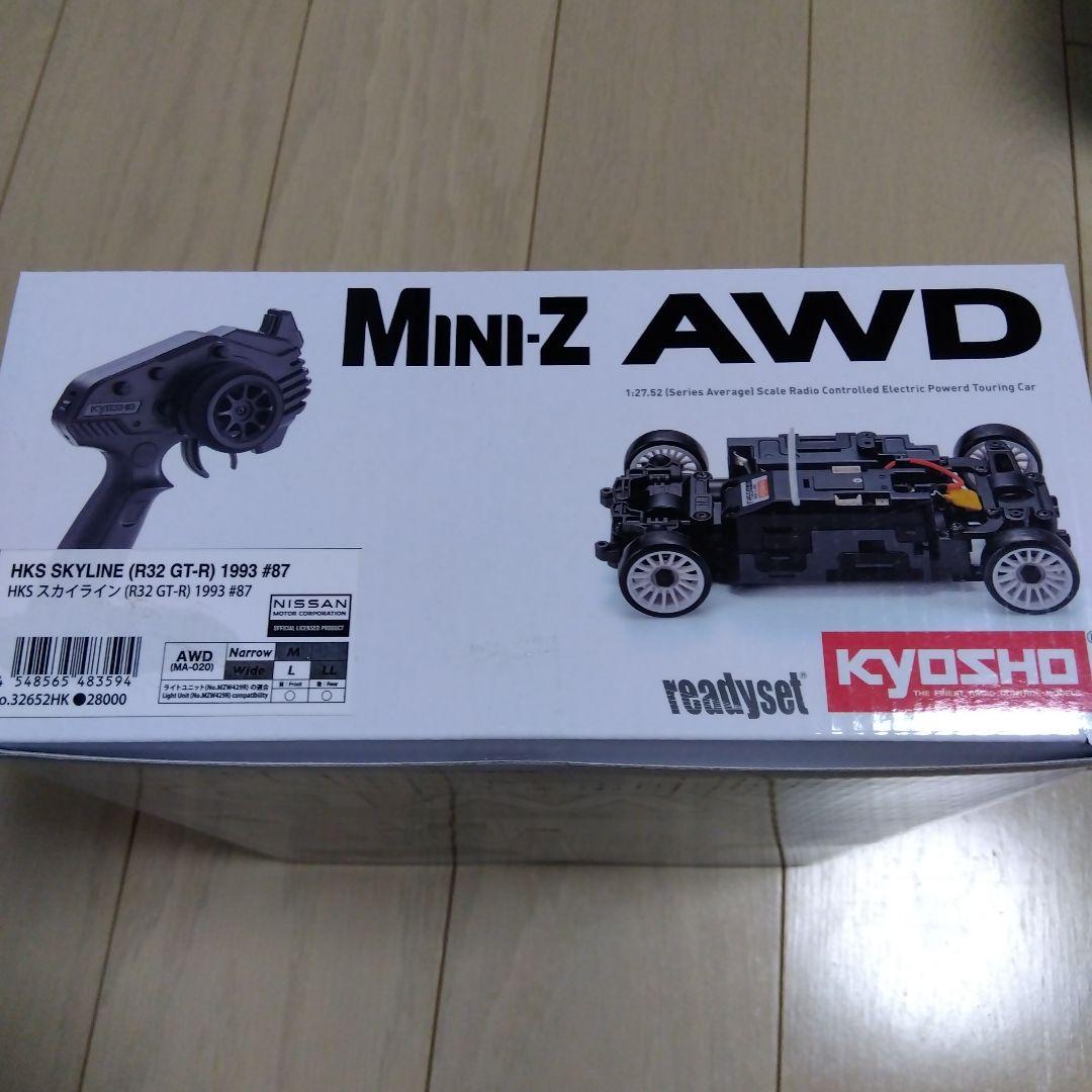 新品未開封　ミニッツAWD HKS スカイライン (R32 GT-R) 1993