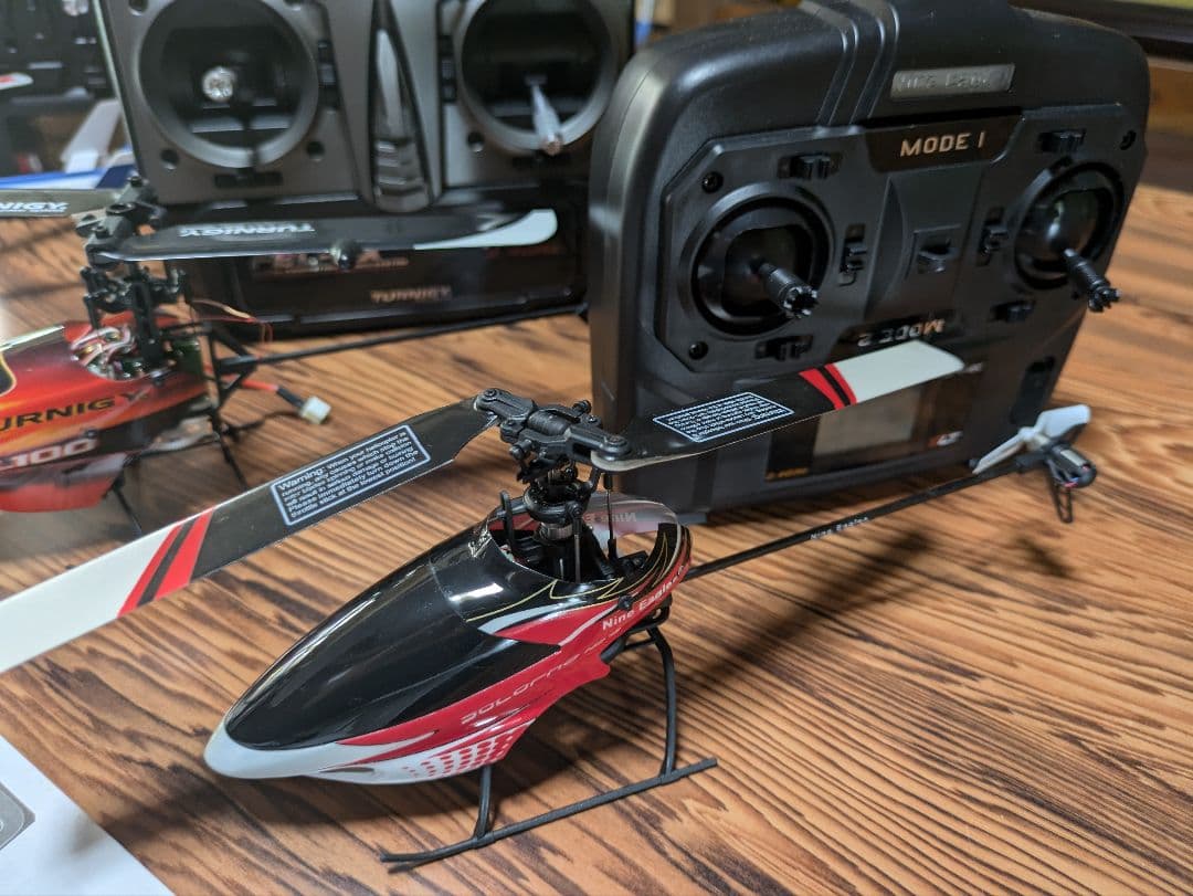 K124 & TURNIGY T100　ナインイーグルス　ラジコンヘリコプター