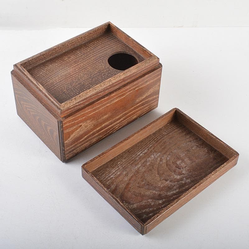 茶道具　桑茶箱　利休茶箱　茶碗　香合　など　5点　一式　　V　R5774