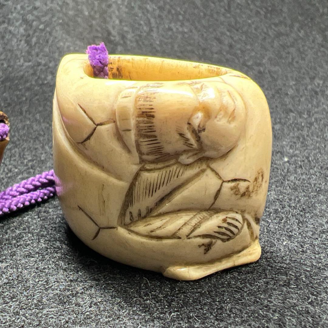 江戸時代　鶴蒔絵印籠、根付　70g 東Y8-0122☆2Fトコカ