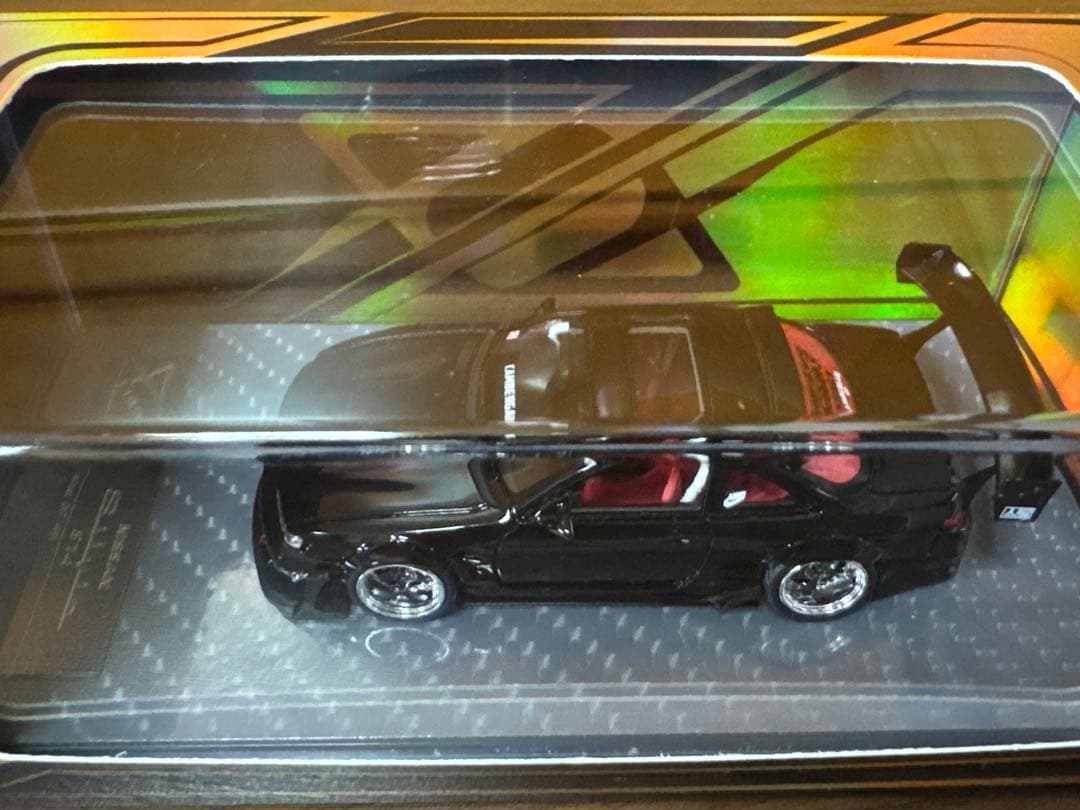 ERROR404 1/64 シルビア S14 黒　CAMBERGANG 499台
