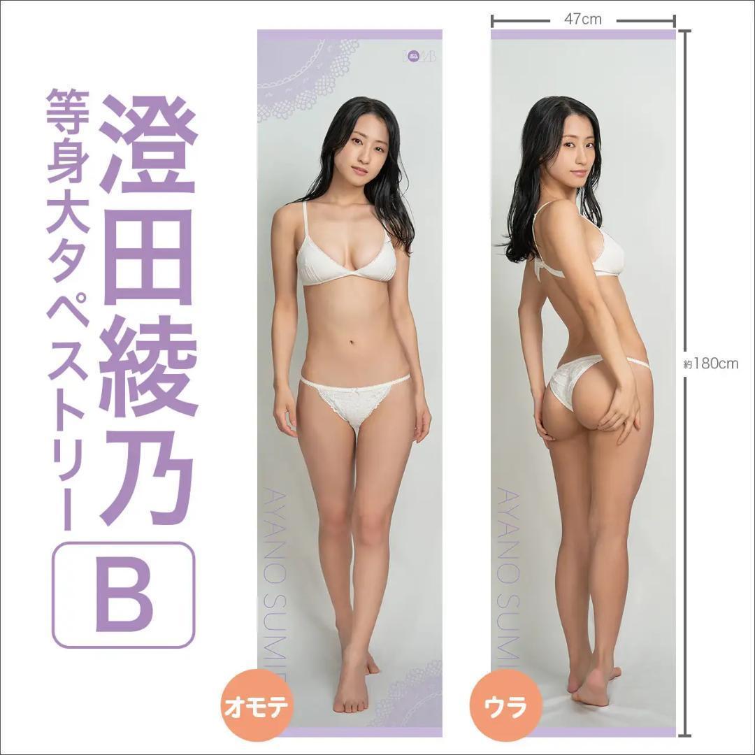 澄田綾乃　等身大ポスター・タペストリー　B　限定・絶版　サイン入り