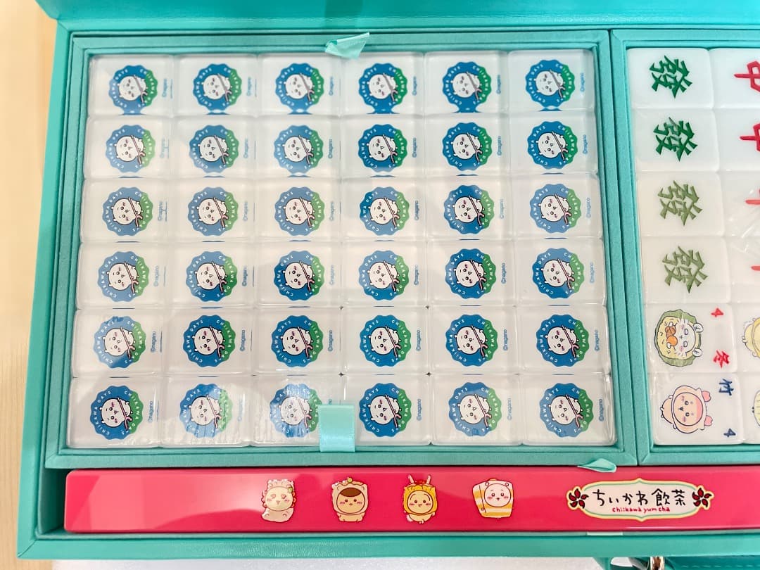 ちいかわ 香港 飲茶 麻雀セット マット付き 香港限定