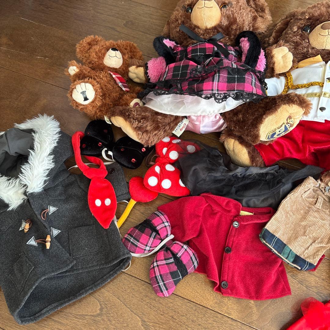 ユニベアー　服　セット　ぬいぐるみ　ペア　ユニベアシティー　コスチューム