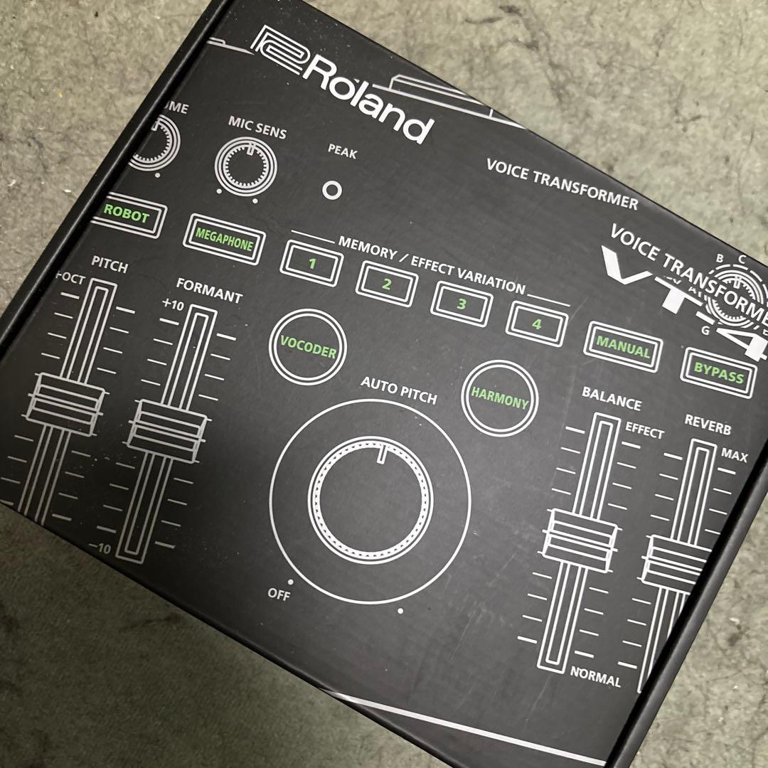 新品未開封　ローランドVT-4 ボーカル用エフェクター　新品マイクをおつけします