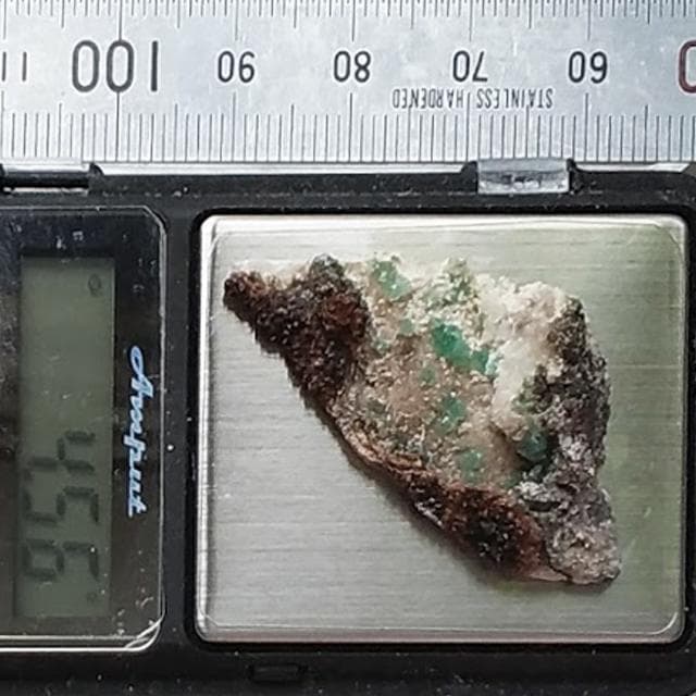 4.56g　キュプリアン　アダマイト　含銅アダム鉱　鉱物標本