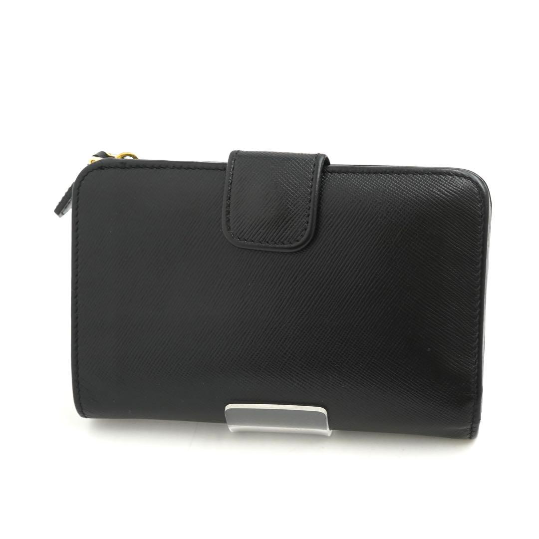 ✨未使用に近い✨　PRADA ミニ財布　サフィアーノ　アイコン　折り財布