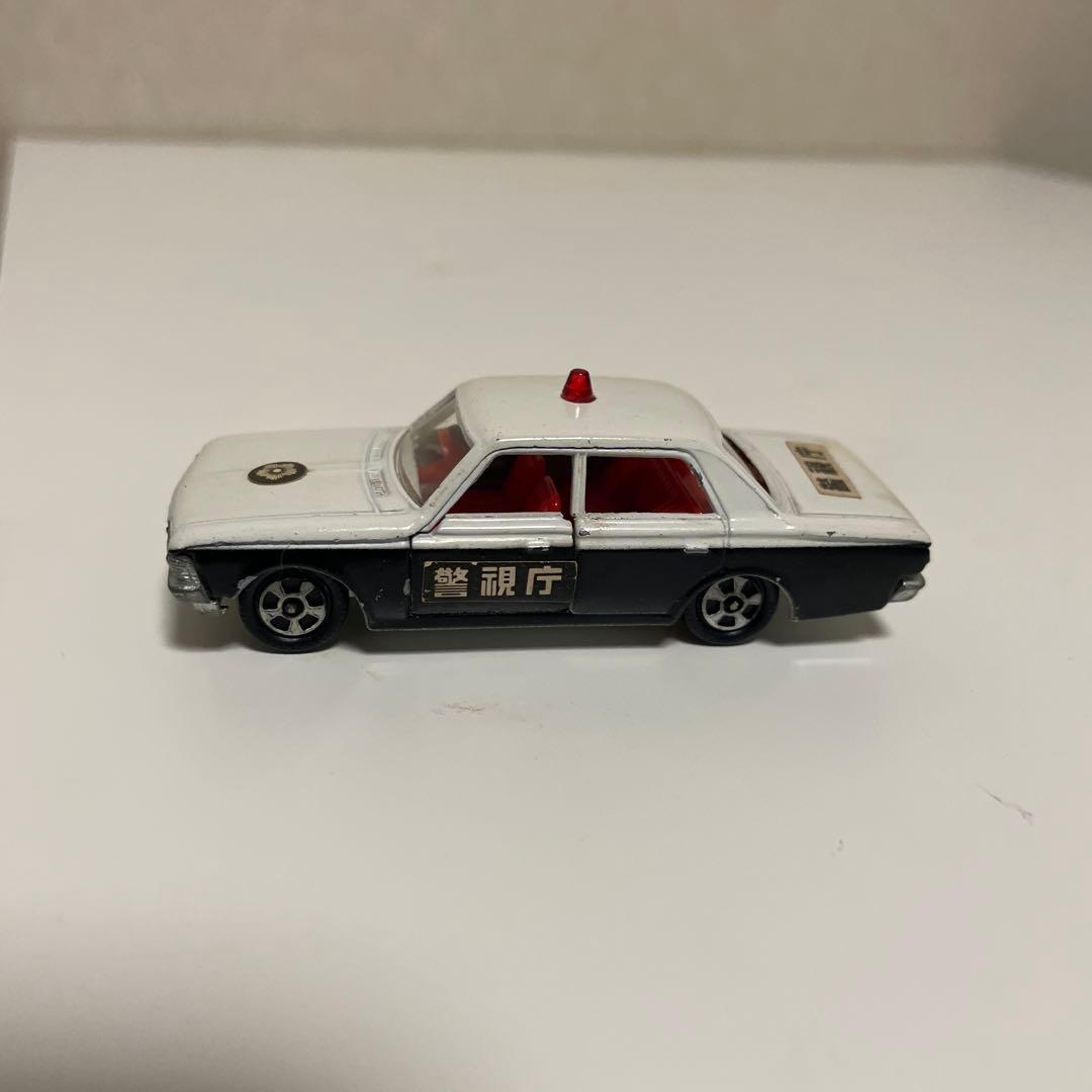 トミカ 初期　クラウン　パトカー　1Aホイール　4-1-1 黒箱　日本製