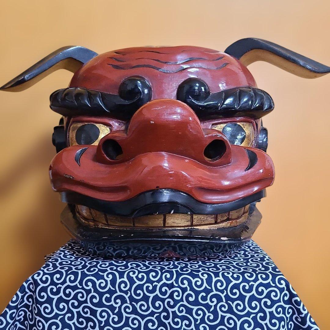 獅子舞　獅子頭