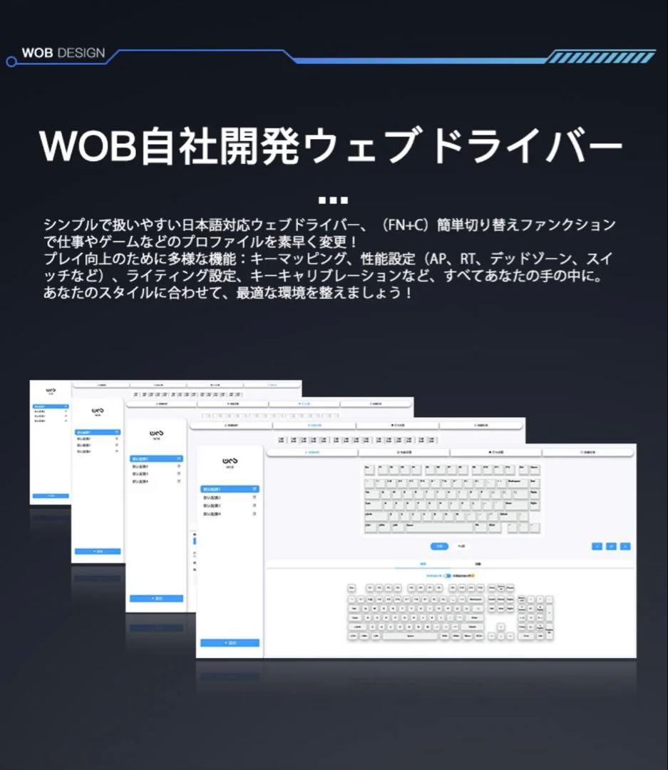 【新品未開封】WOBKEY Rainy75 RT Lite ナチュラルグレー