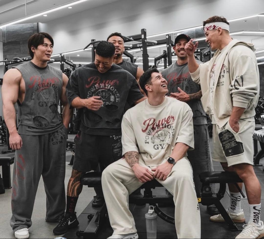 LÝFT × POWER HOUSE GYM ビンテージ　Tシャツ　グレー　L