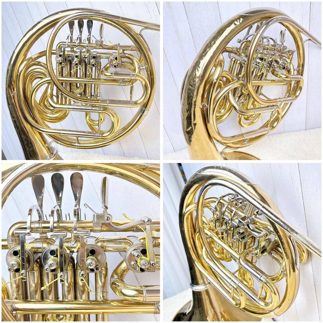 YAMAHA ヤマハ YHR-766 フルダブルホルン マウスピース付き