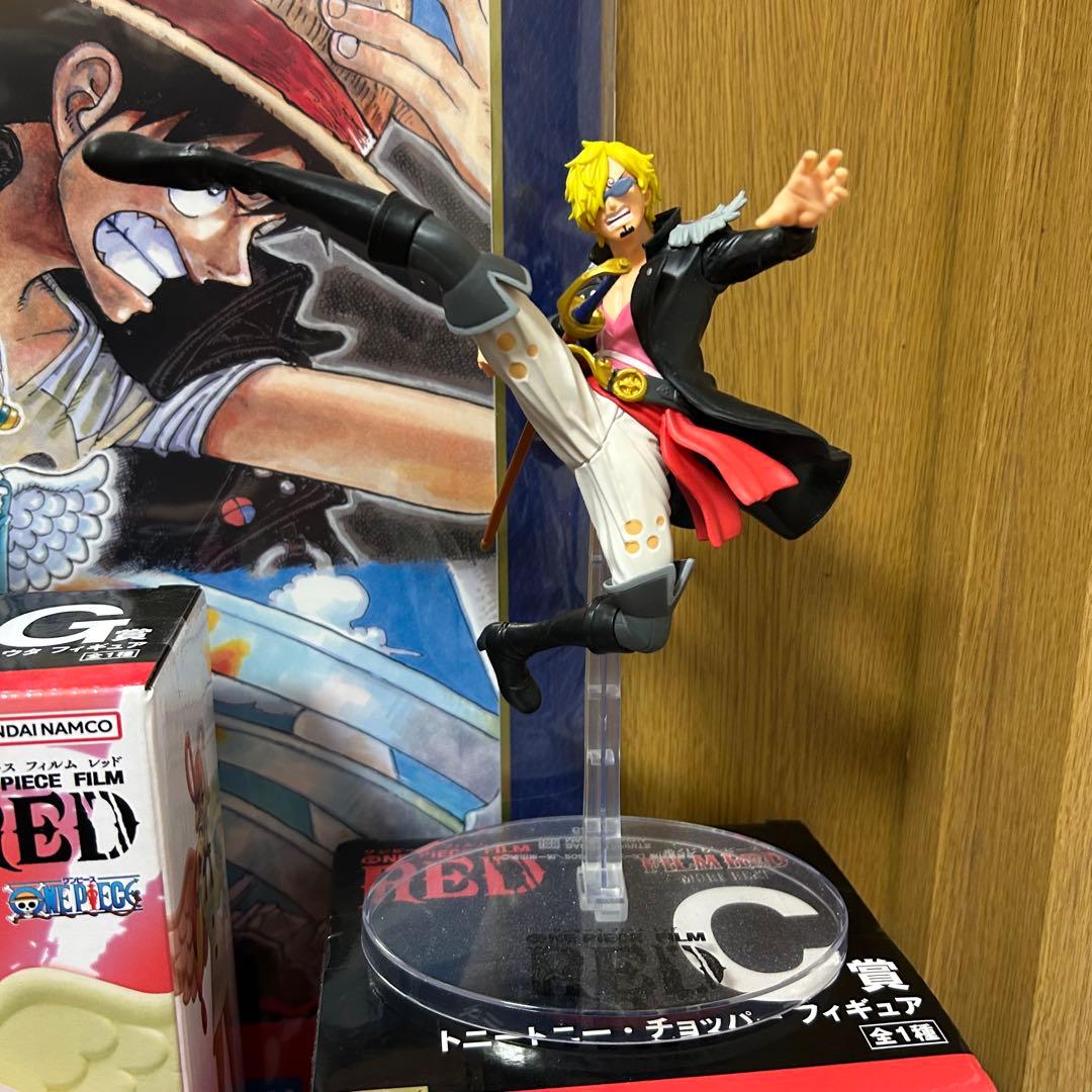【レア・未開封含】一番くじ ワンピース FILM RED 麦わらの一味コンプ