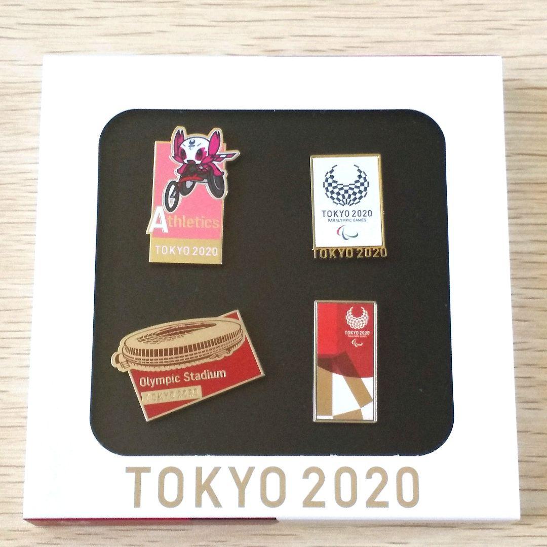 【送料無料】東京2020 マスコット エンブレム 陸上 ピンバッジ2個セット