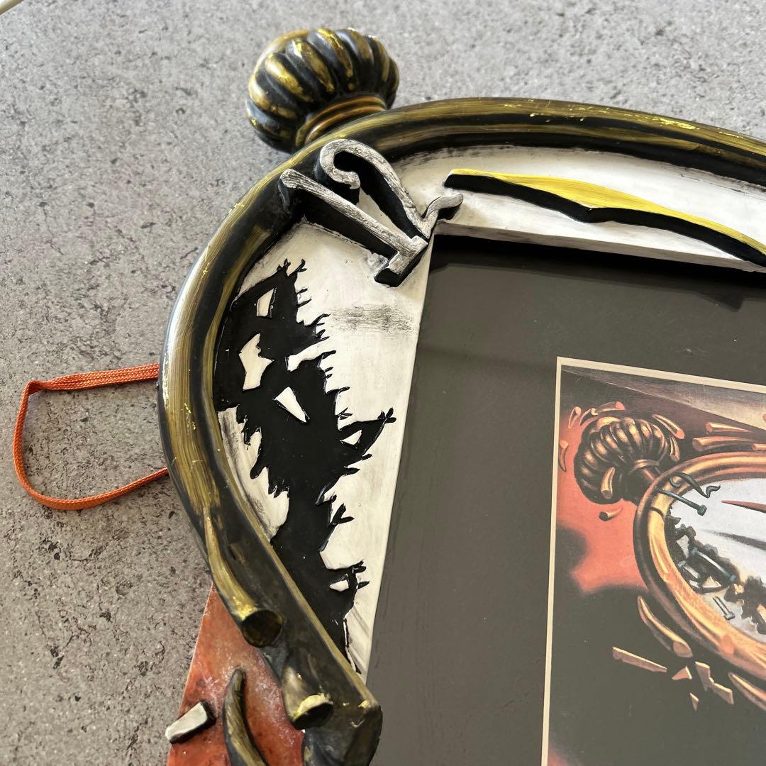 サルバドール　ダリの柔らかい時計　立体額縁付き