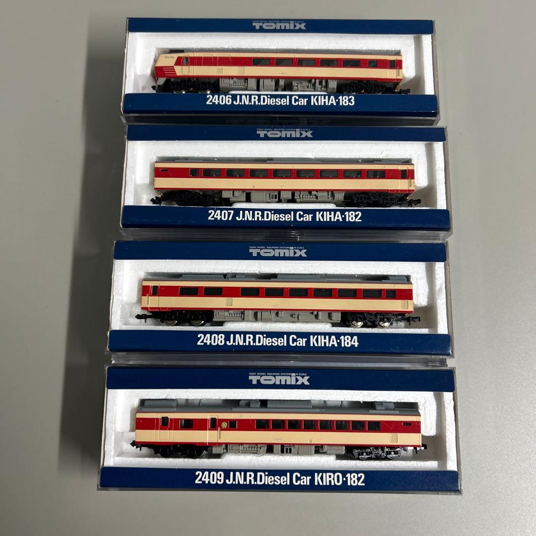 TOMIX ゲージ 国鉄キハ182 183 184形 ディーゼル車両 4両セット