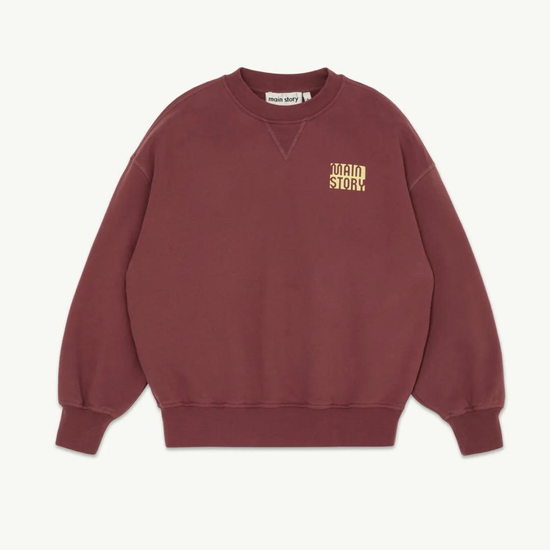 【新品未使用】mainstory AW25 トレーナー 4y