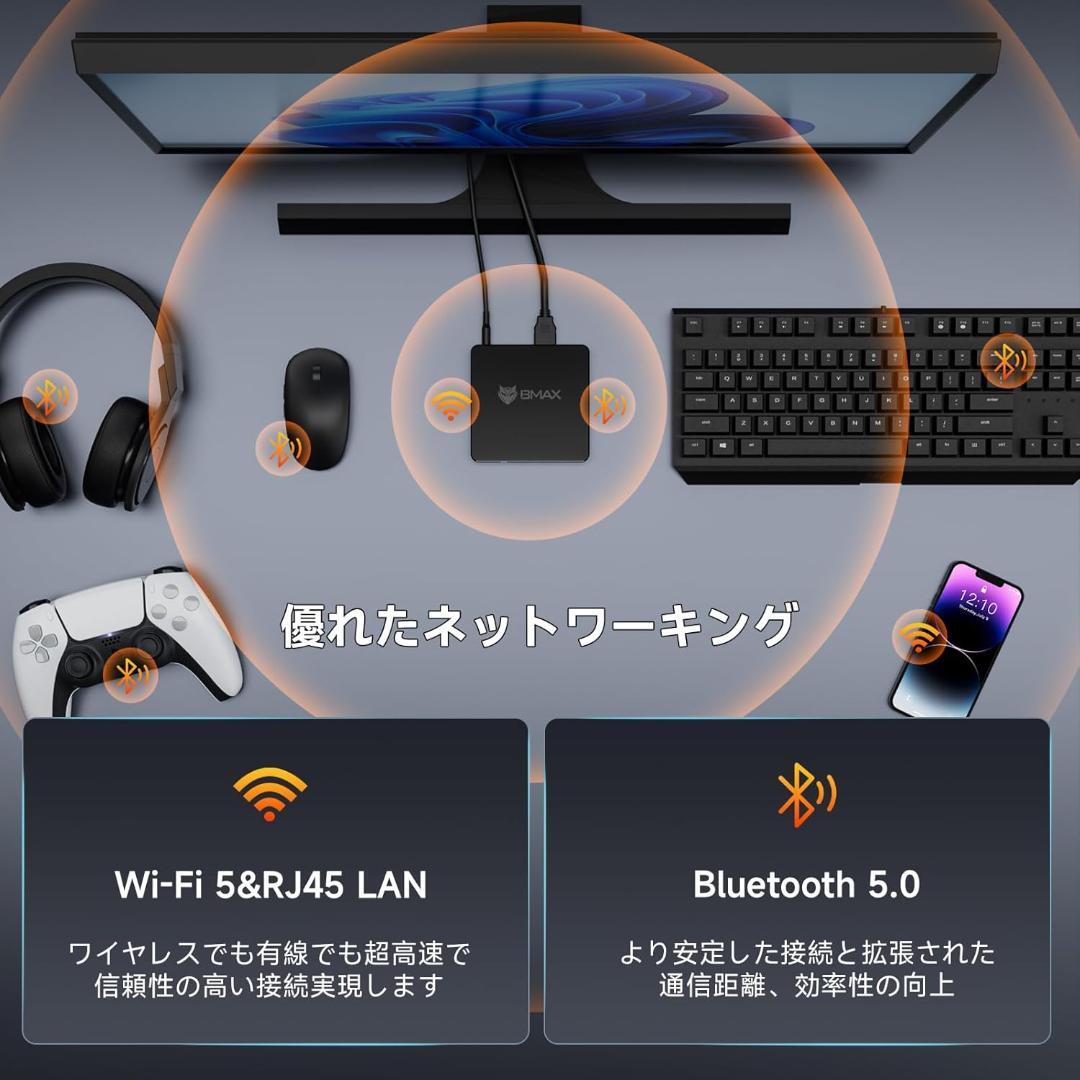 ミニPC 8GB+128GB 動作より安定 Windows 11 Pro